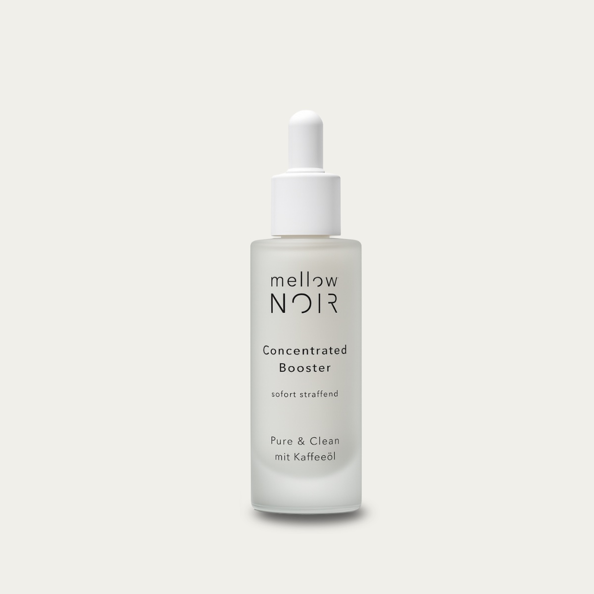 Eine Flasche mellow NOIR Concentrated Booster