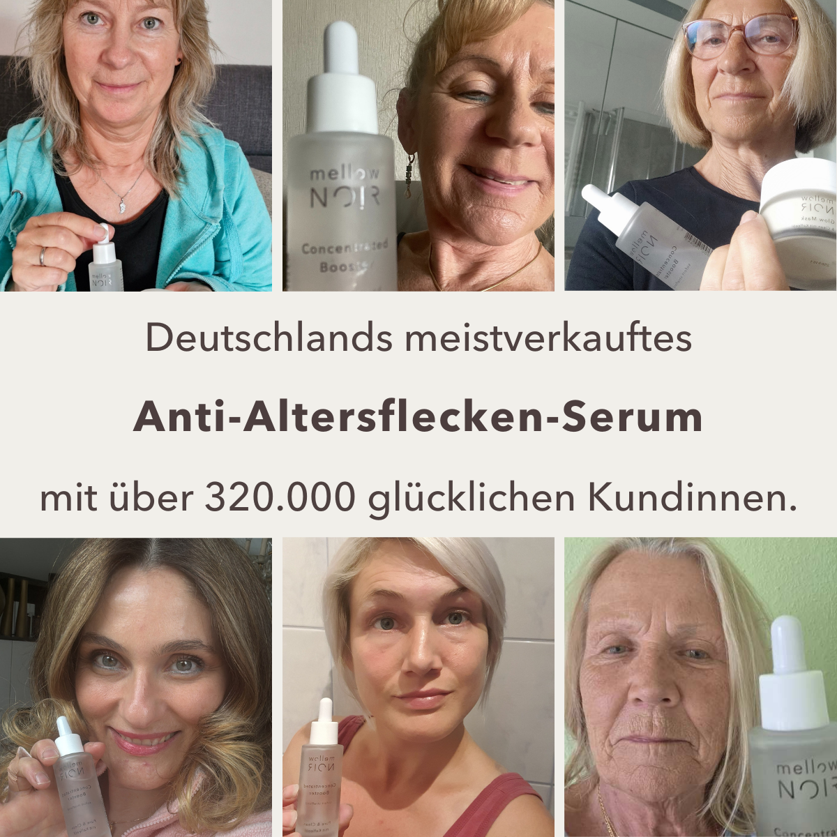 Grafik mit Kundinnen-Collage